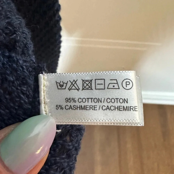 Lisa Todd Cotton/Cashmere Crewneck Sweater Sz. S - Picture 5 of 5